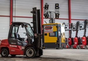 Mât d'éclairage Atlas Copco B6+