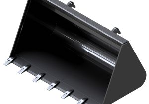 Godet de terrassement standard avec dents - machines compactes