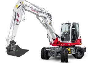 Pelle sur pneus Takeuchi TB395W